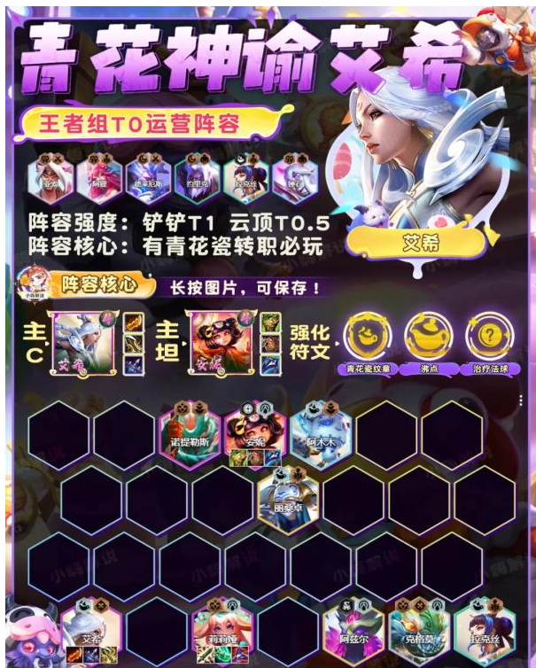 金铲铲之战青花神谕艾希阵容搭配一览(图1) 金铲铲之战青花神谕艾希阵容搭配一览(图1)